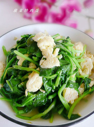 菠菜海参炒鸡蛋的家常做法